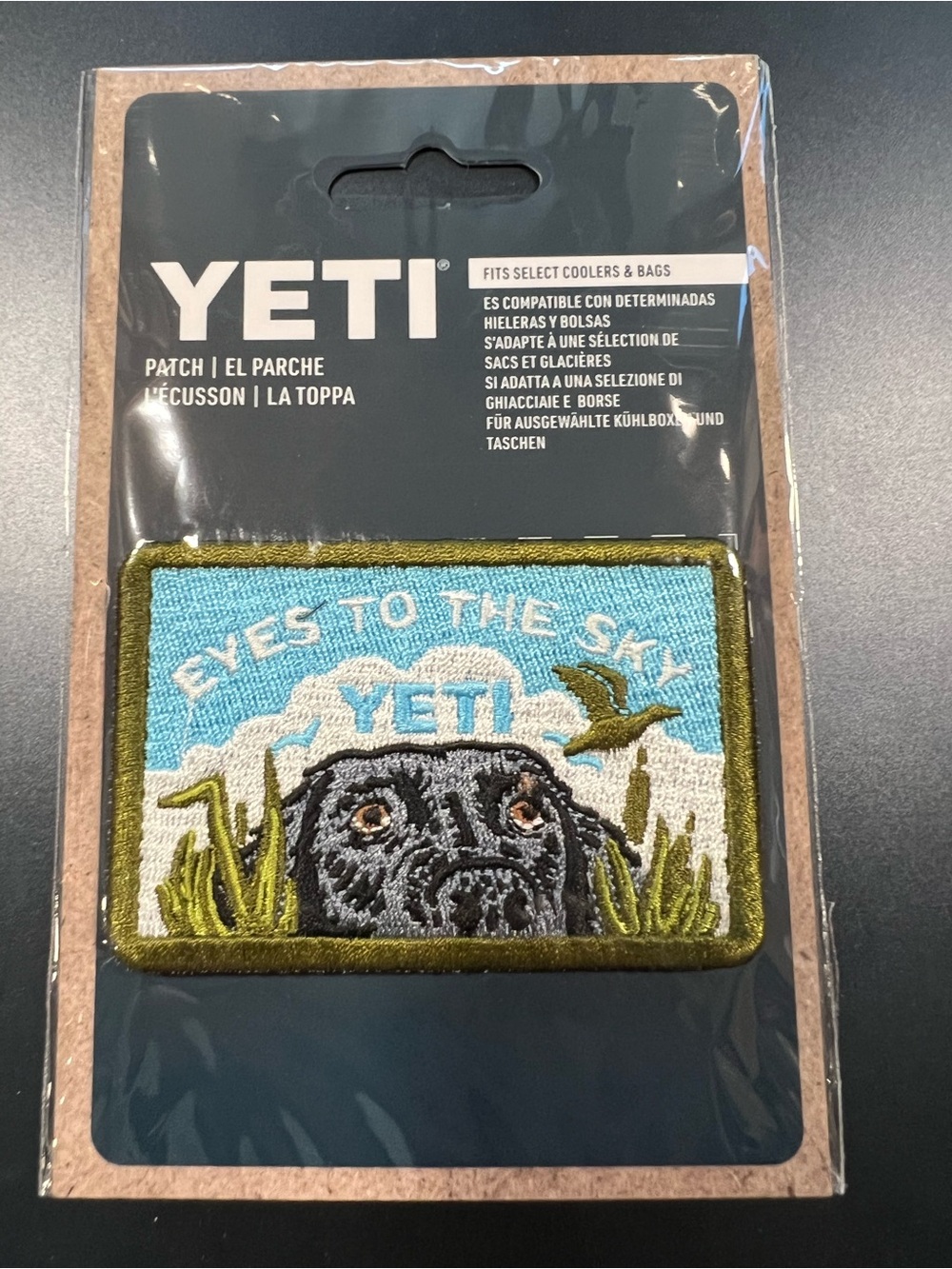 Yeti Eyes to the Sky Patch - Black Lab